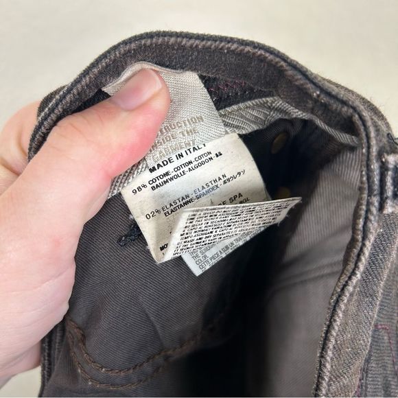 Diesel Size 25 Lowky Low Rise Jeans Black Straight Leg - Picture 6 of 11